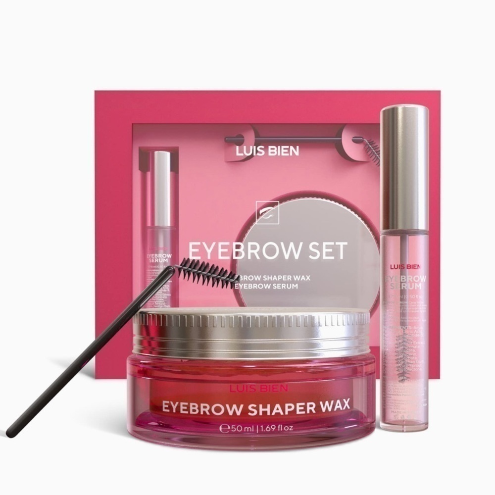 Brand New Eyebrow Growth Serum & Shaper Wax Enhancer Set by LUIS BIEN
